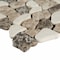 Msi Mix Marble Pebbles SAMPLE Tumbled Marble Mesh-Mounted Mosaic Tile ZOR-MD-0197-SAM - alternate 4